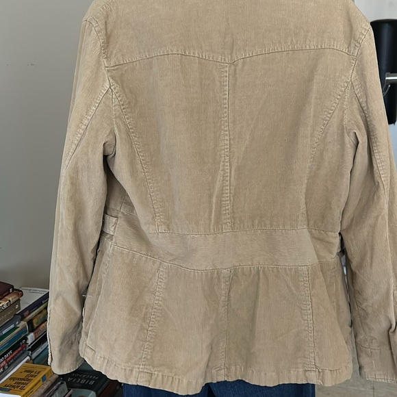 Giacca Tan Khaki Outerwear 100%Cotton Corduroy Jacket - Picture 4 of 10